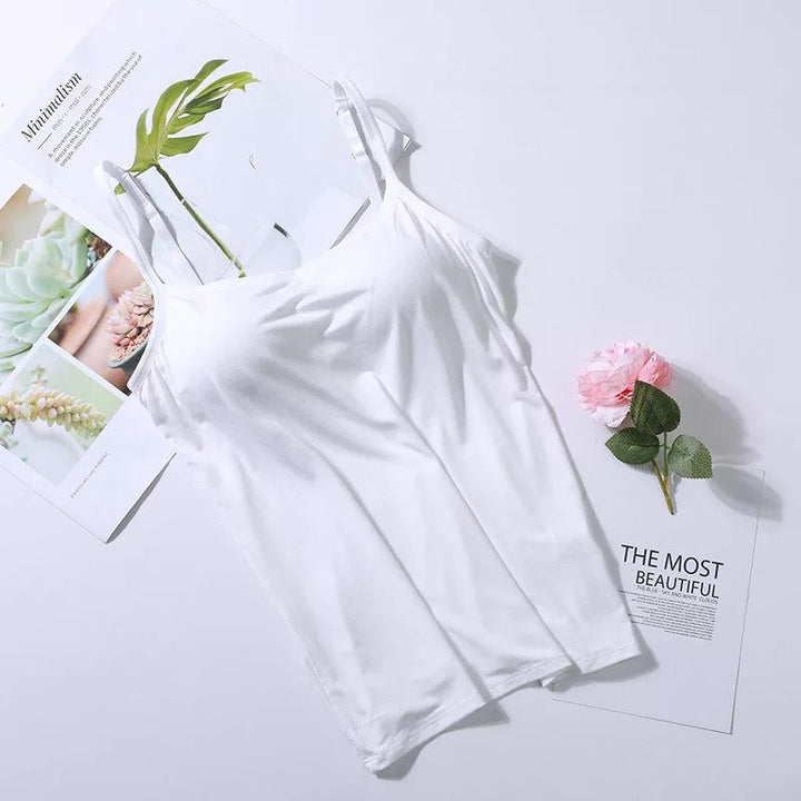 Padded Tank Top | With built-in bra