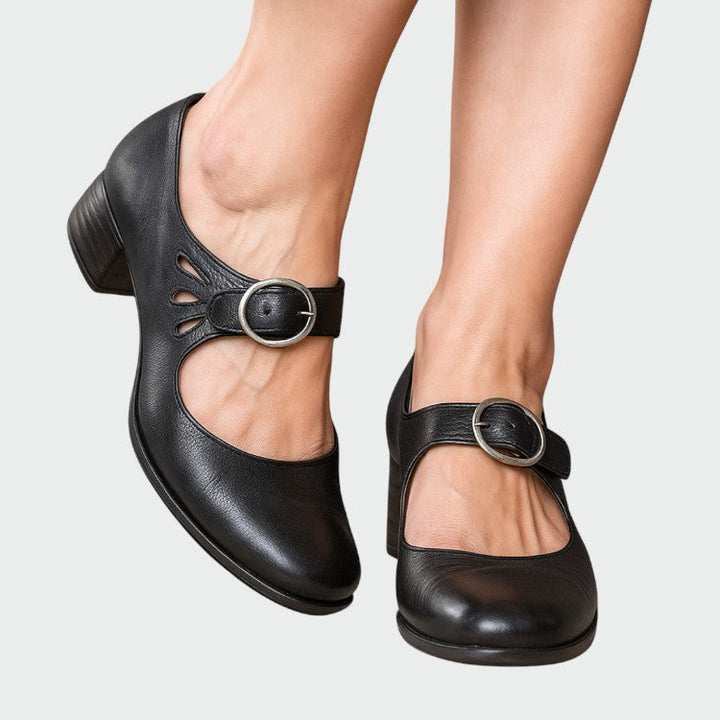 Olivia™ | Classic Buckle Mary Jane Shoes