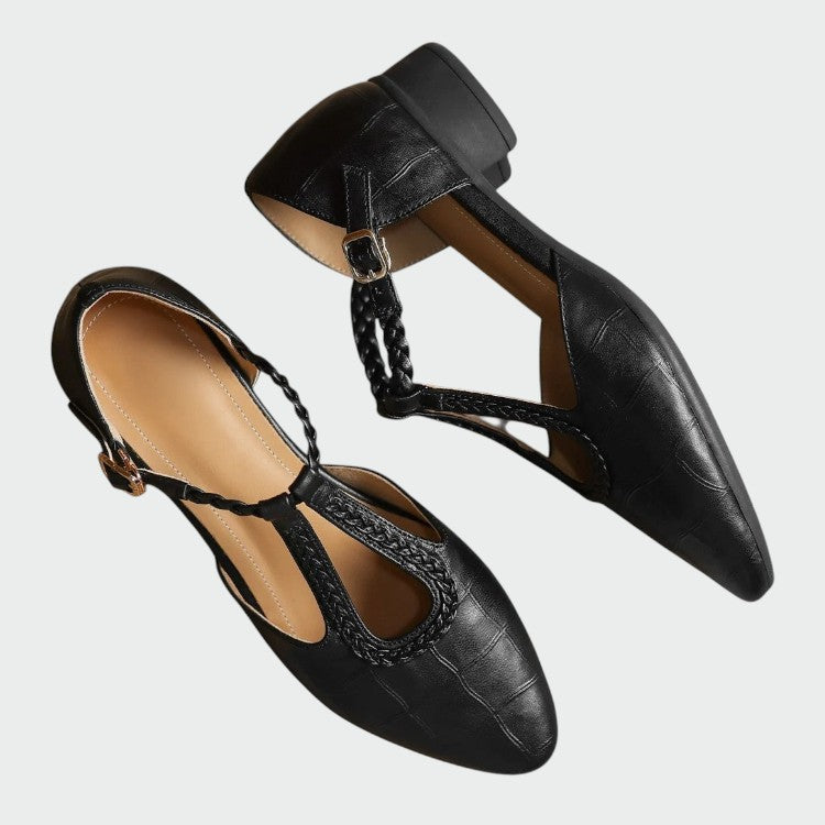 Olivia™ | Pointed T-Bar Mary Jane Shoes