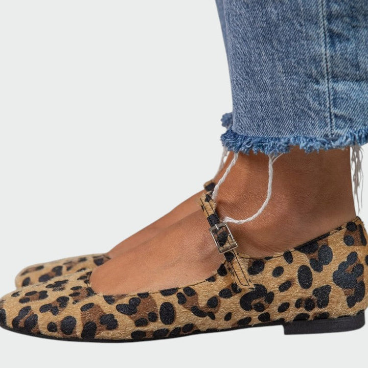 Olivia™ | Leopard Print Mary Jane Shoes