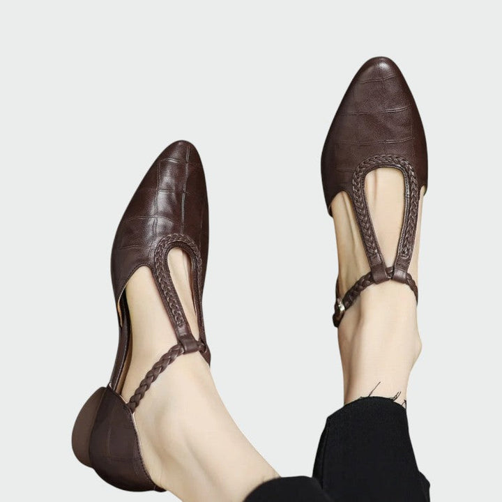 Olivia™ | Pointed T-Bar Mary Jane Shoes