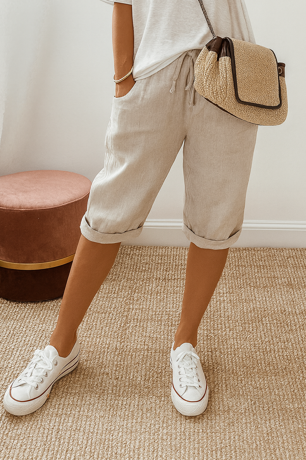 Ximena | Knee Length Shorts