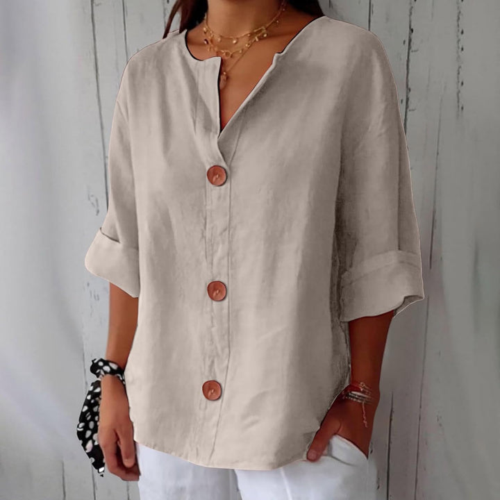 Caroline™ – Light and Airy Linen Shirt for Sunny Days