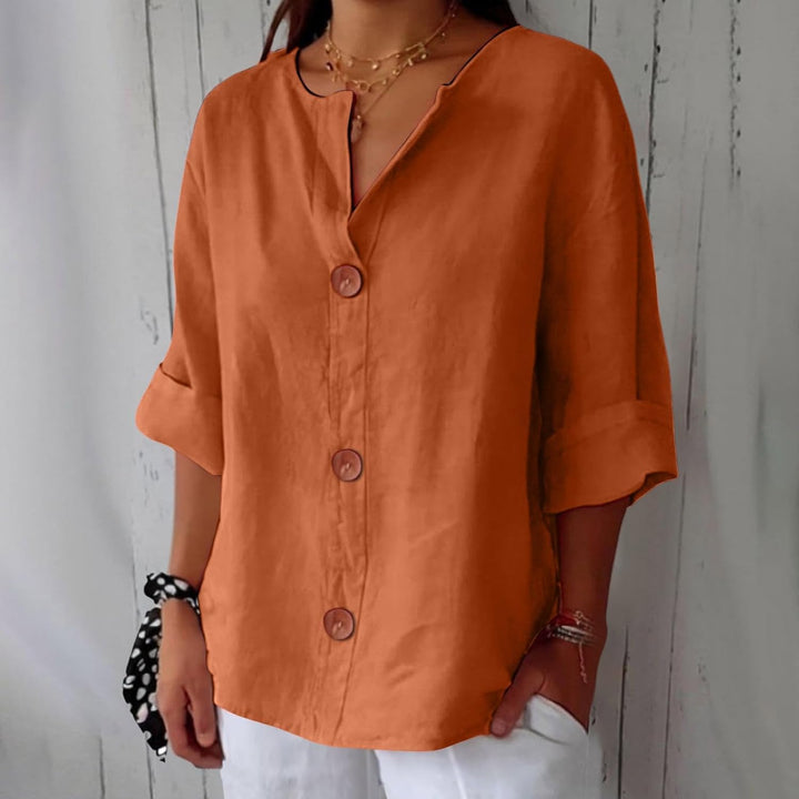 Caroline™ – Light and Airy Linen Shirt for Sunny Days