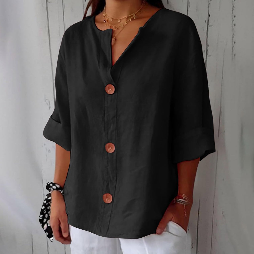 Caroline™ – Light and Airy Linen Shirt for Sunny Days