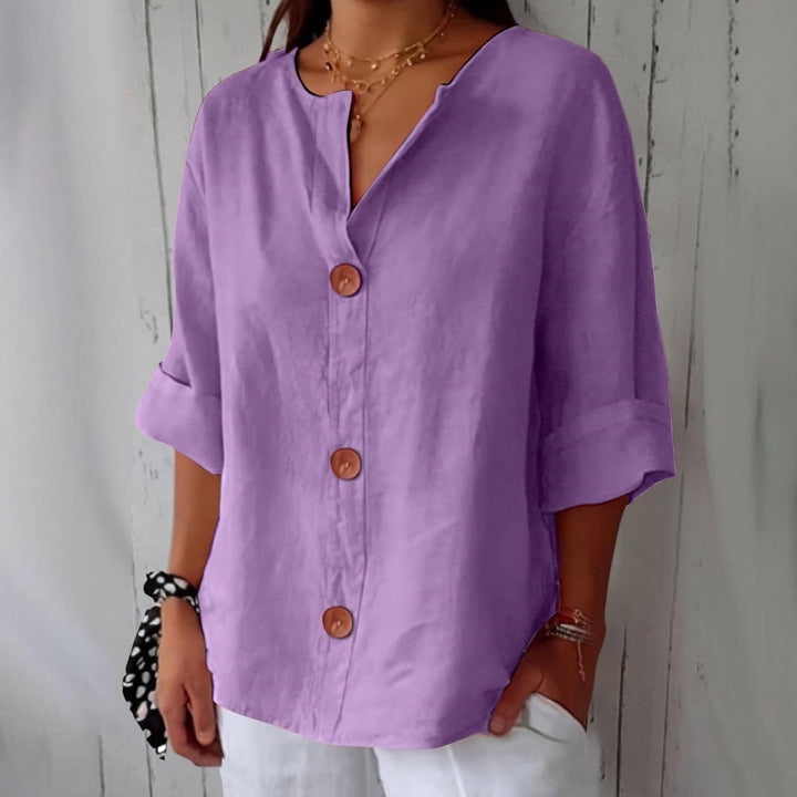 Caroline™ – Light and Airy Linen Shirt for Sunny Days