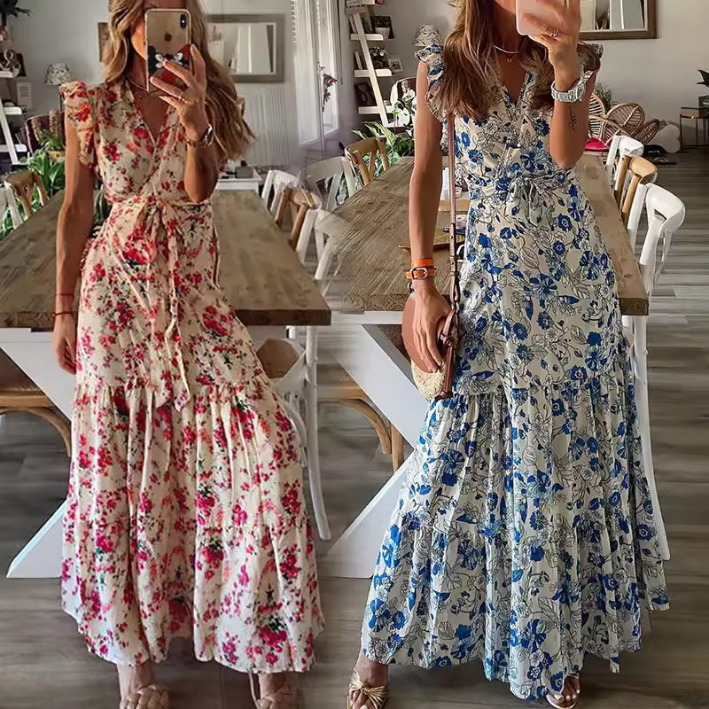 Shera - Floral Maxi Dress