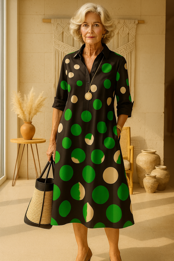 Danielle – Luxe Midi Dress for Effortless Elegance