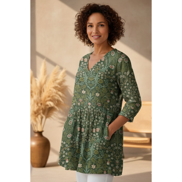 Addison | Long V-Neck Shirt