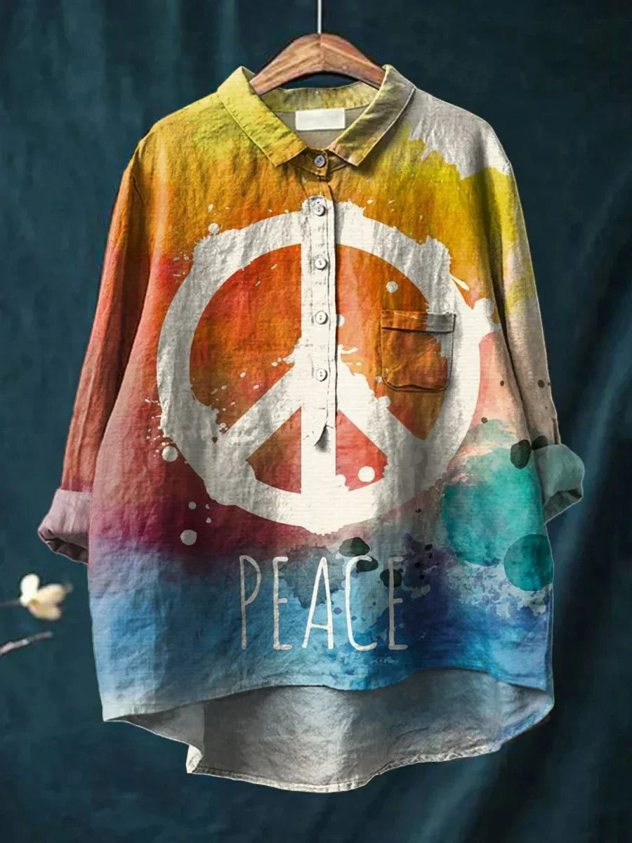 Kenza | Peace Hippie Art Shirt