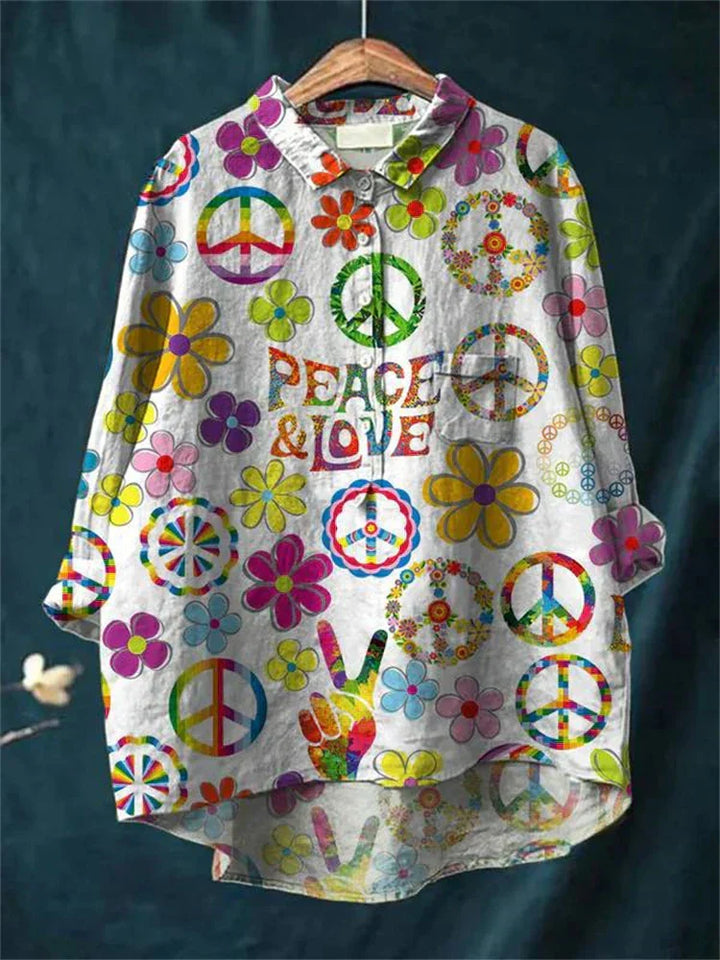 Kenza | Peace Hippie Art Shirt
