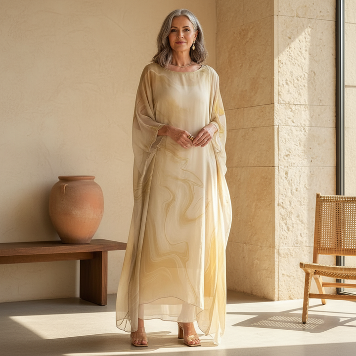 Paetyn - Charming Silk Chiffon Dress