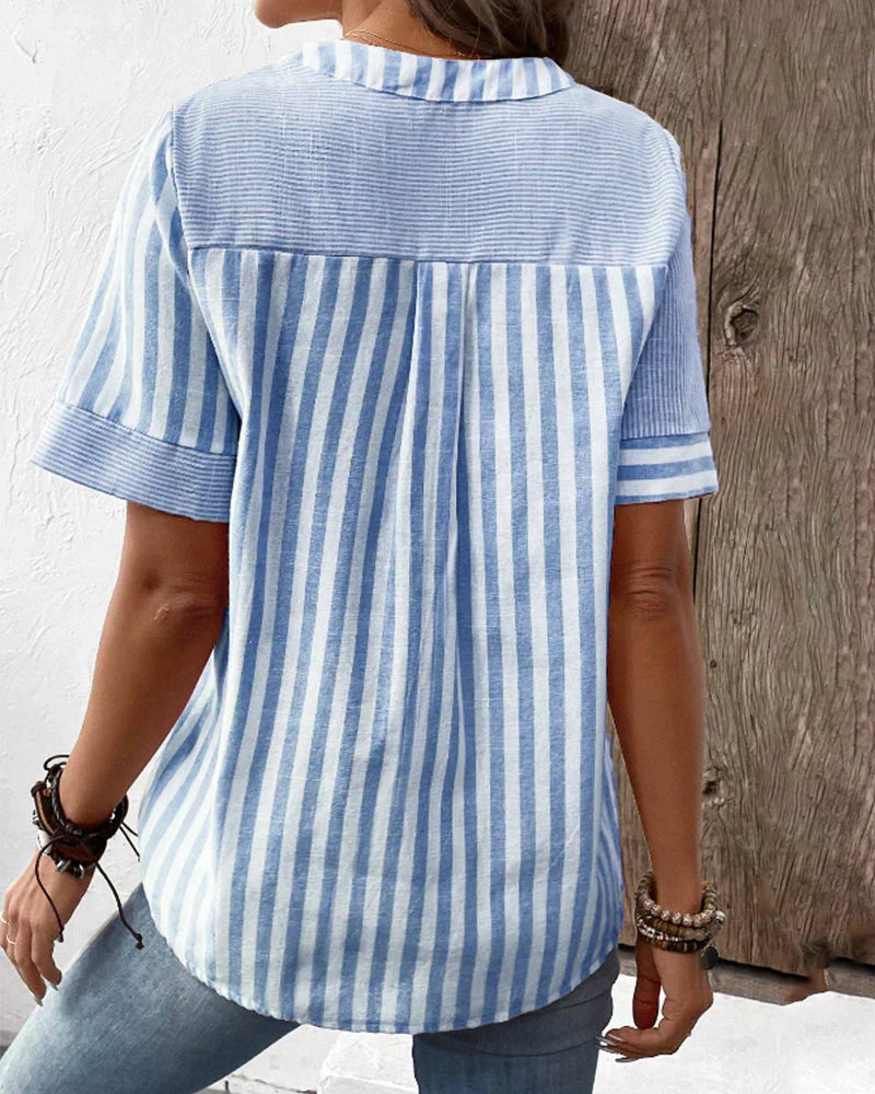 Maveline - Classic Striped Top
